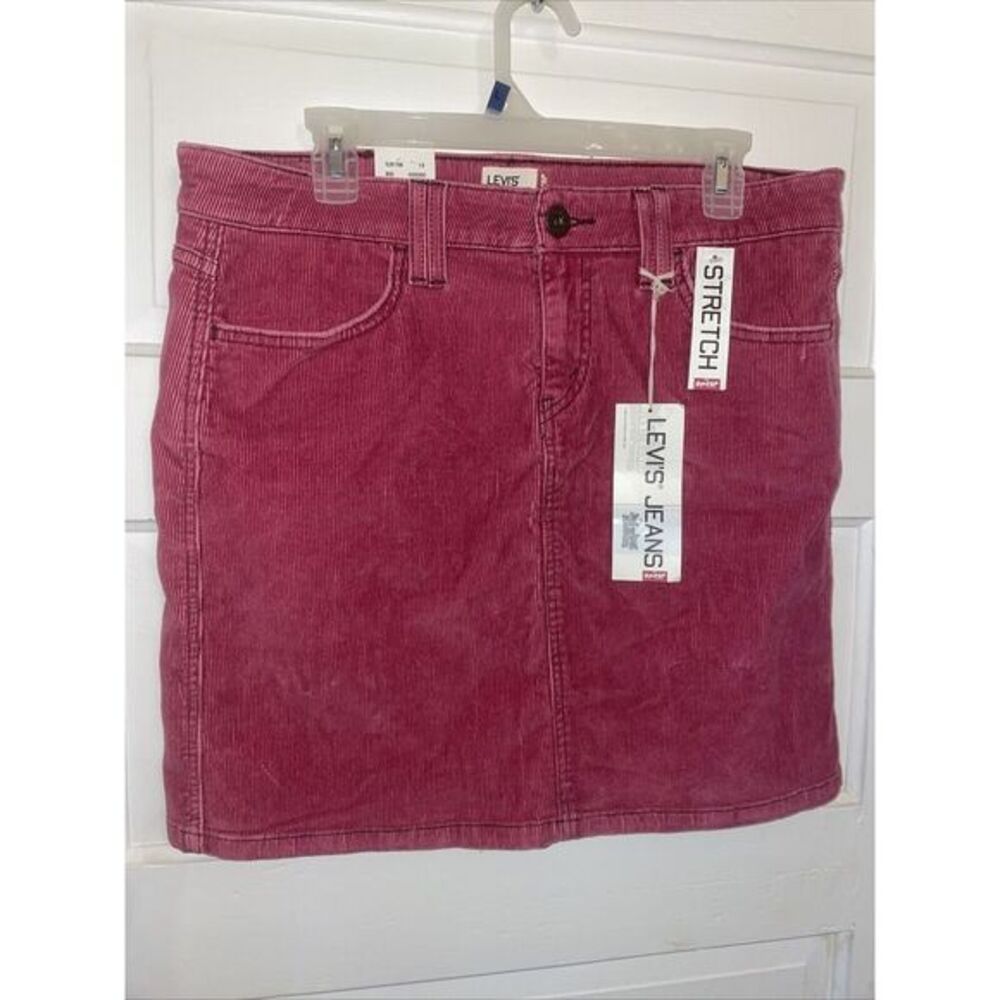 Levi's Jeans.‎ Corduroy Skirt Stretch Juniors Size 13